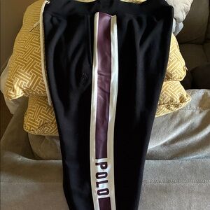 Polo by Ralph Lauren Black and Purple Pants
